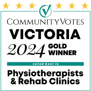 CommunityVotes Victoria 2024 Gold Winner Dockside Physiotherapy voted best in Physiotherapists and Rehab Clinics